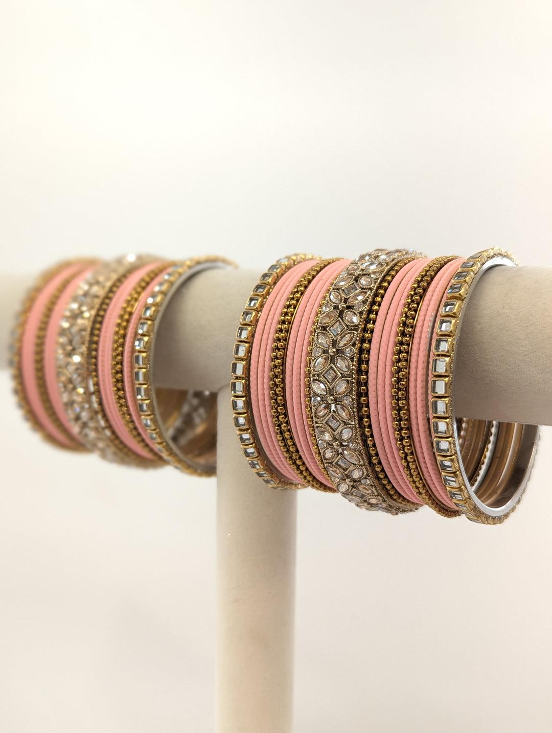 Gauri  Stones Bangles  - 2 HAND SET