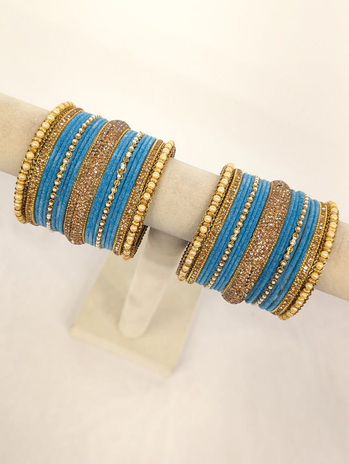 Anjali Stones Bangles  - 2 HAND SET