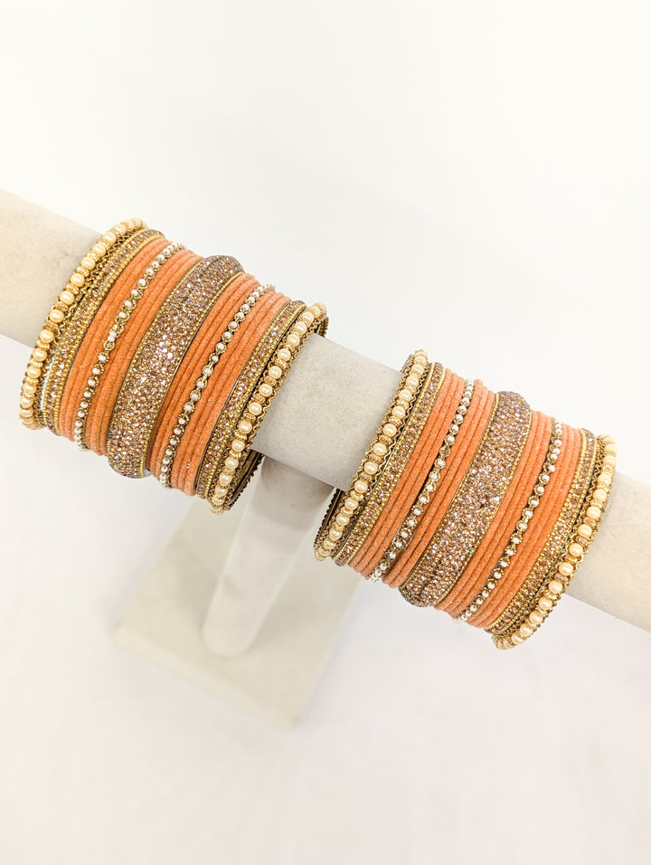 Anjali Stones Bangles  - 2 HAND SET