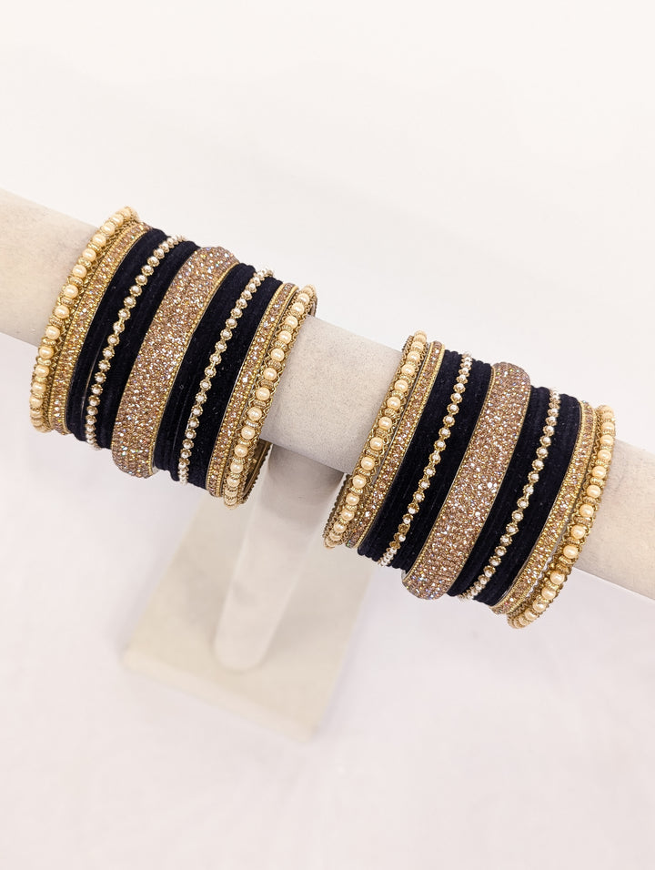 Anjali Stones Bangles  - 2 HAND SET