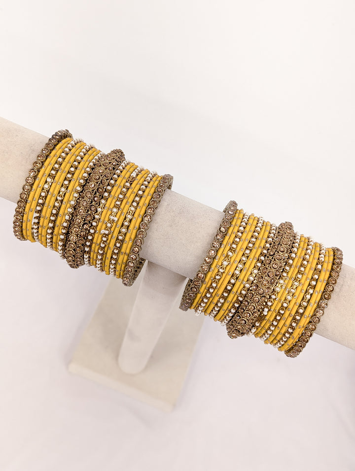 Advika Stones Bangles  - 2 HAND SET