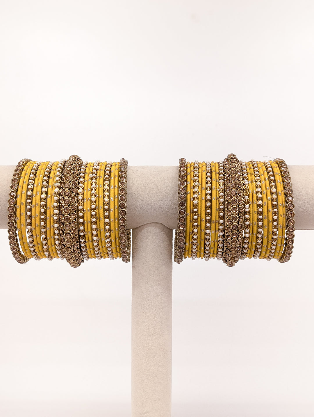 Advika Stones Bangles  - 2 HAND SET