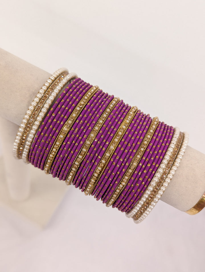 Deepika Stones Bangles  - 1 HAND SET