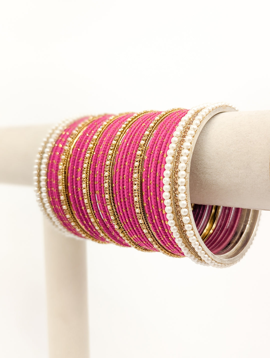 Zaina Stones Bangles  - 1 HAND SET