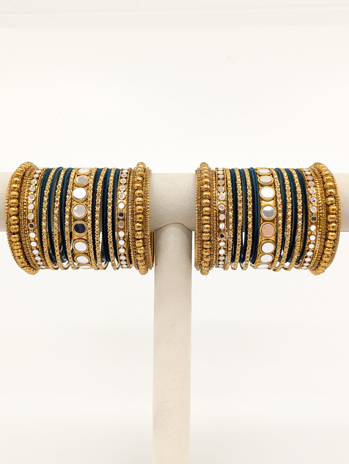 Madhavi Mirror Bangles  - 2 HAND SET