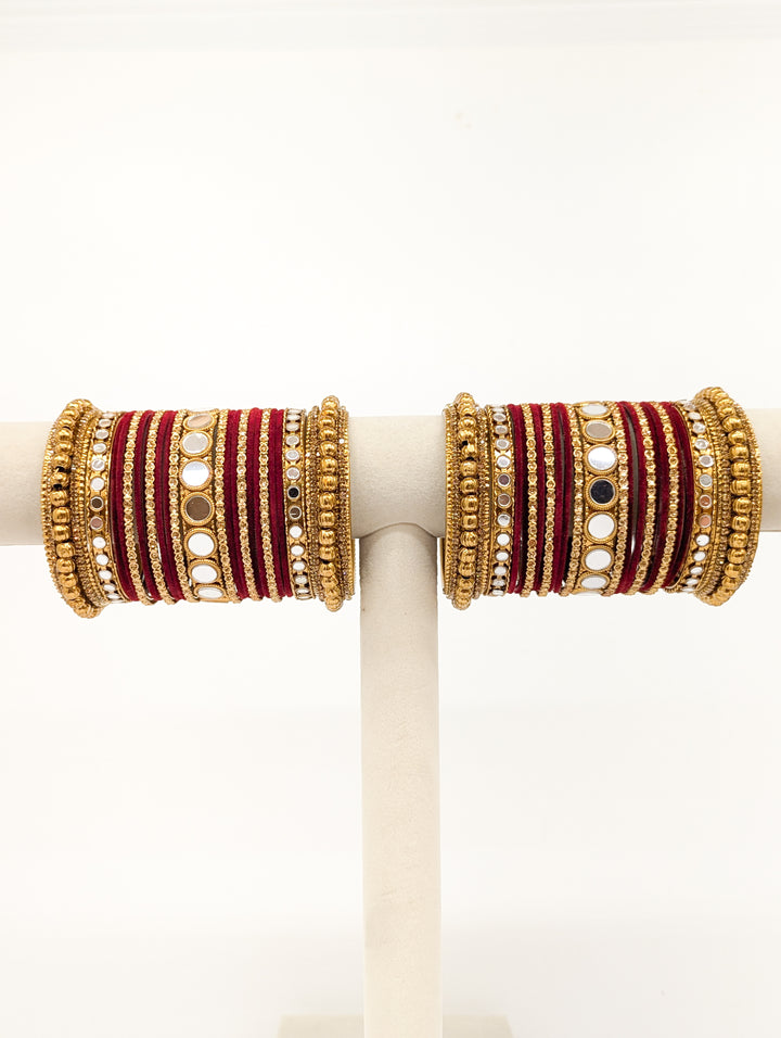 Rhea Mirror Bangles  - 2 HAND SET