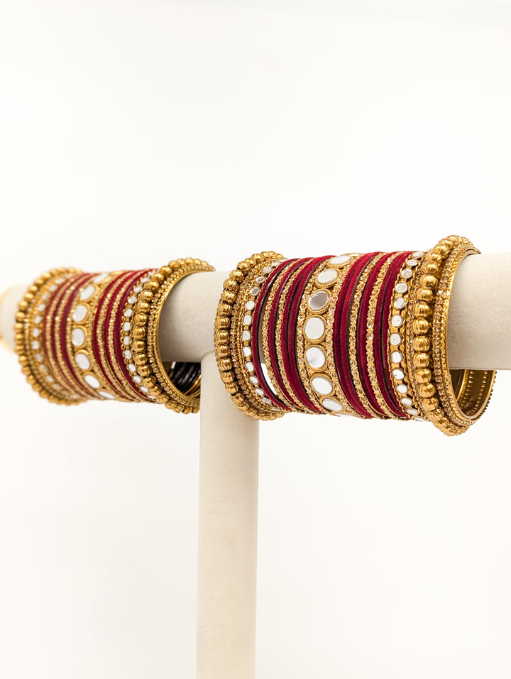 Rhea Mirror Bangles  - 2 HAND SET