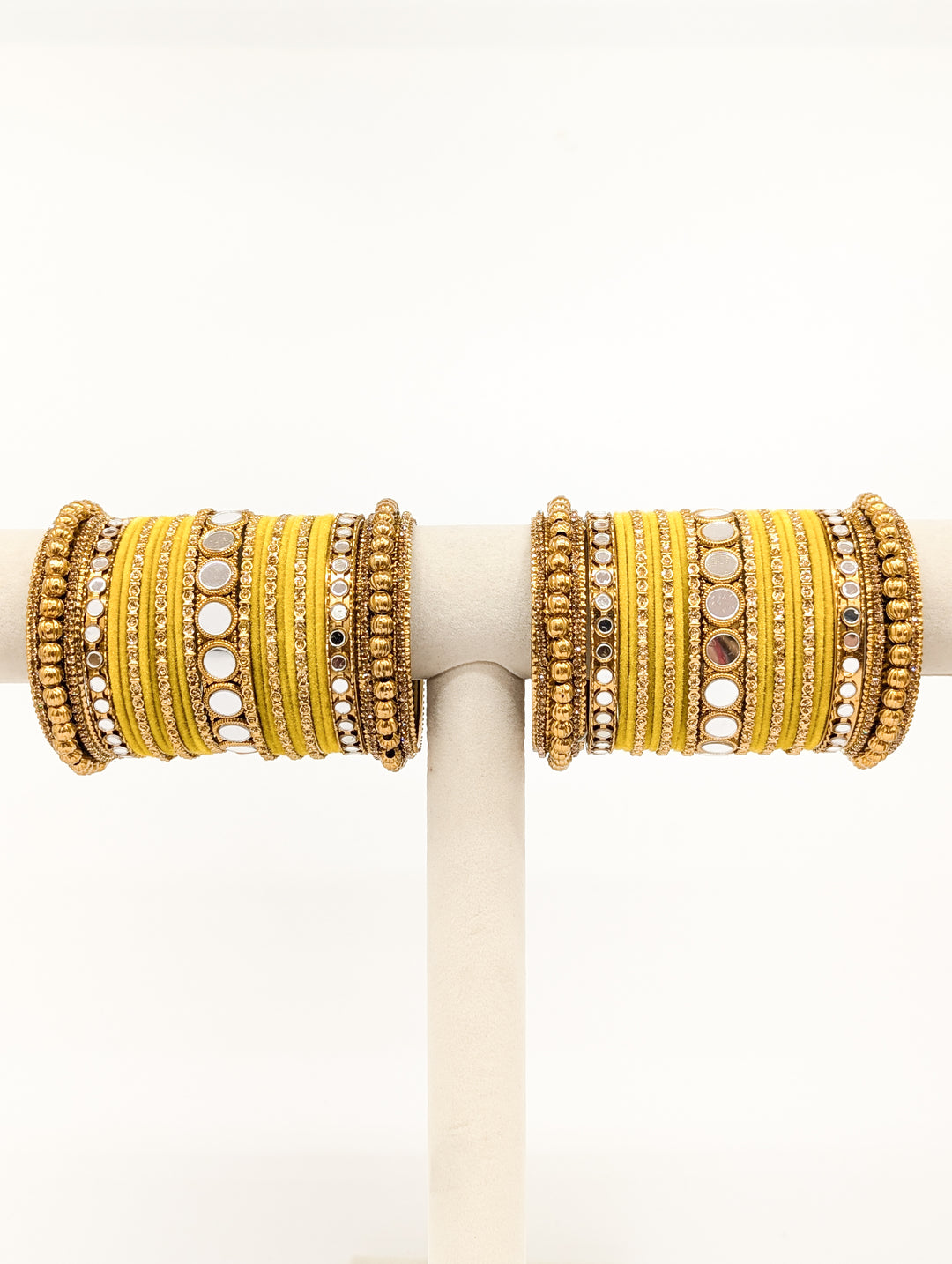 Radhika Mirror Bangles  - 2 HAND SET