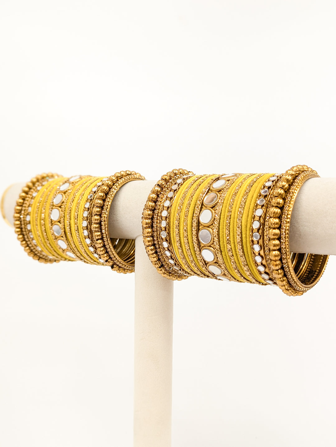 Radhika Mirror Bangles  - 2 HAND SET