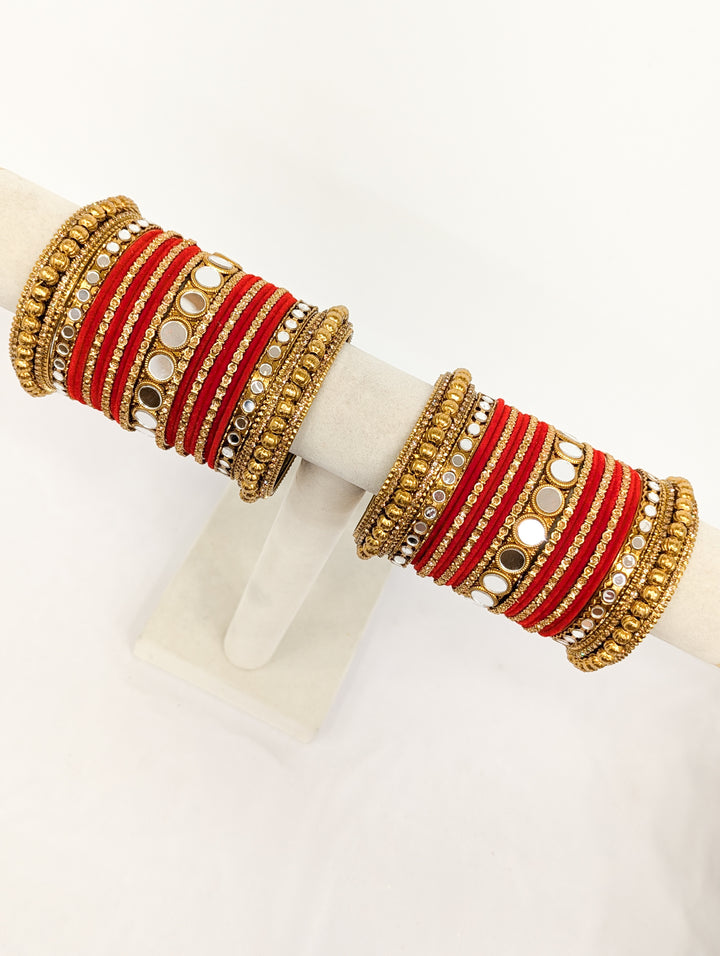 Deepika Mirror Bangles  - 2 HAND SET