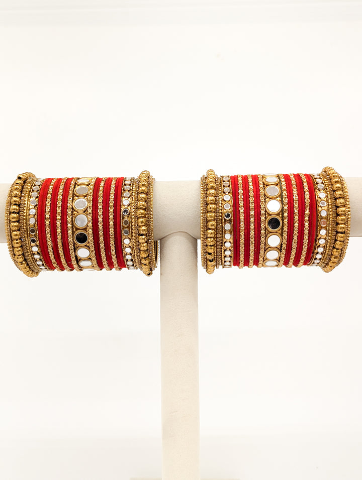 Deepika Mirror Bangles  - 2 HAND SET