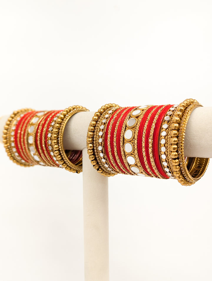 Deepika Mirror Bangles  - 2 HAND SET