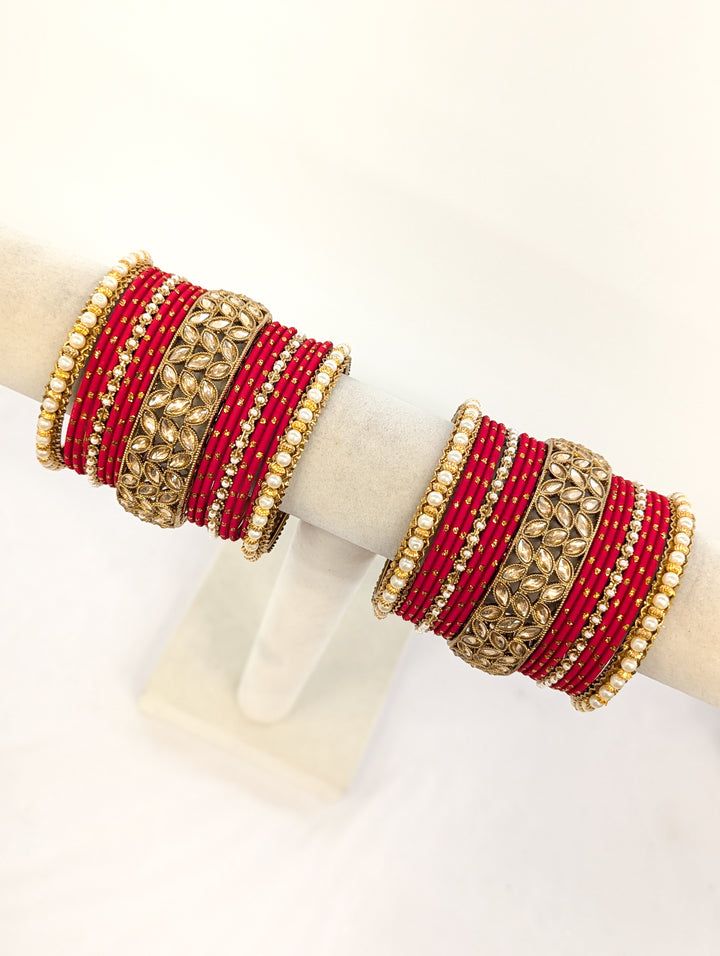 Kavya Stones Bangles  - 2 HAND SET