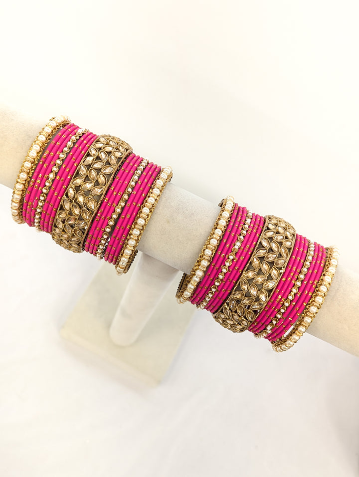 Kavya Stones Bangles  - 2 HAND SET