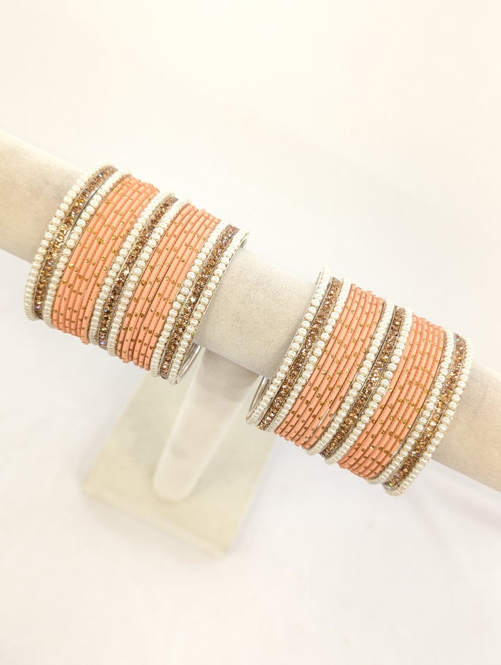 Trisha Stones Bangles  - 2 HAND SET