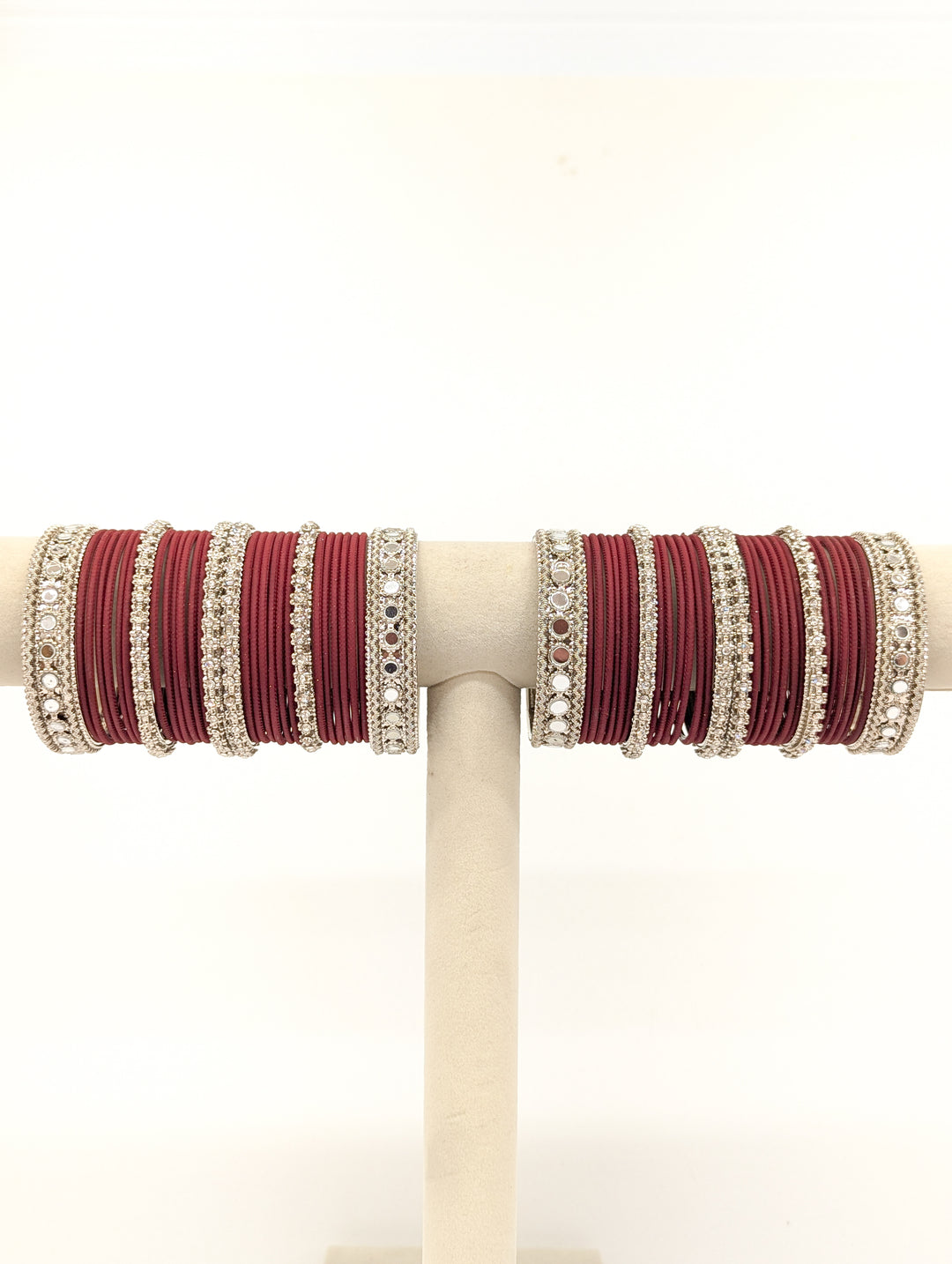 Sohana Stones and Mirror Bangles  - 2 HAND SET