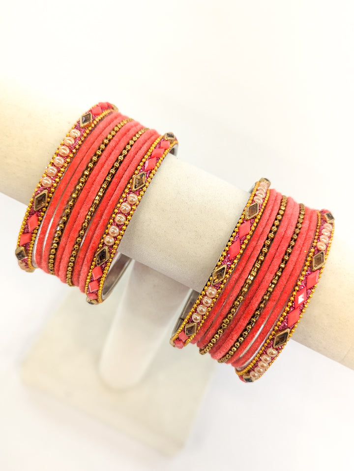 Janhvi Valvet Bangles  - 2 HAND SET