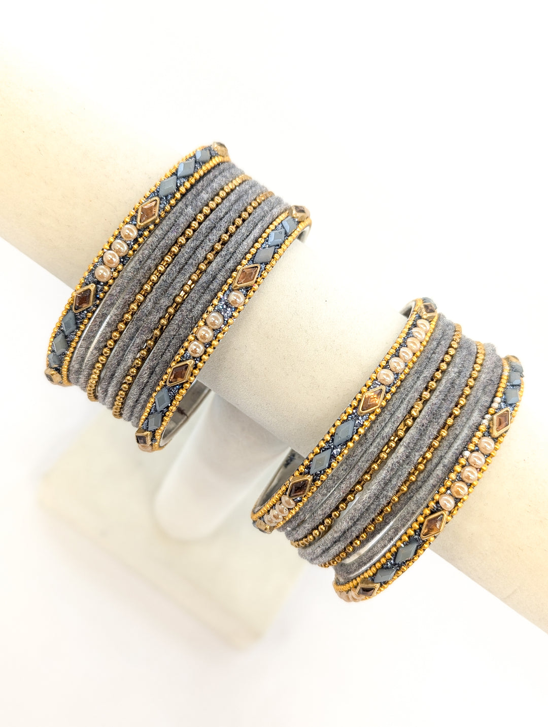 Janhvi Valvet Bangles  - 2 HAND SET