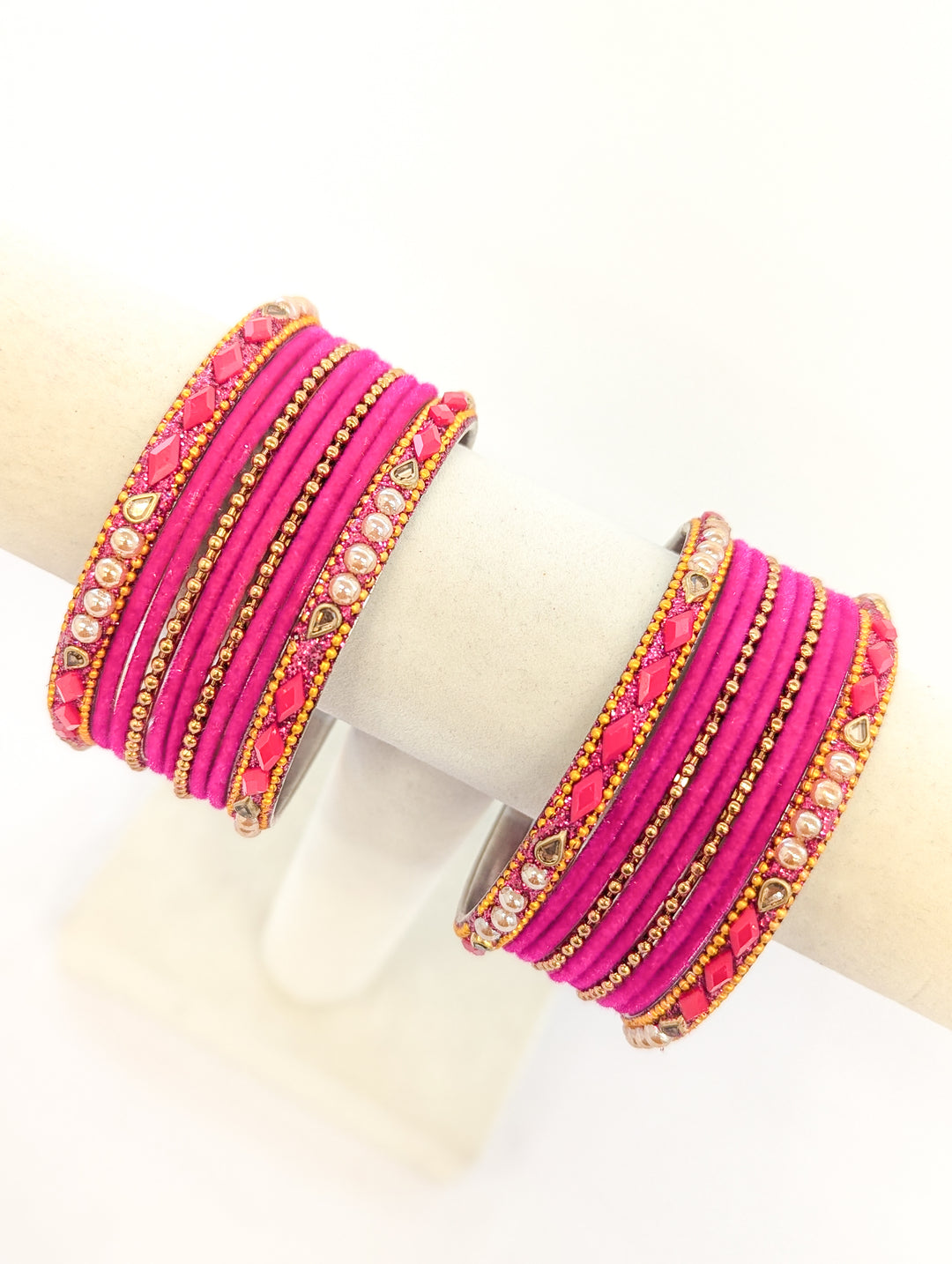 Janhvi Valvet Bangles  - 2 HAND SET