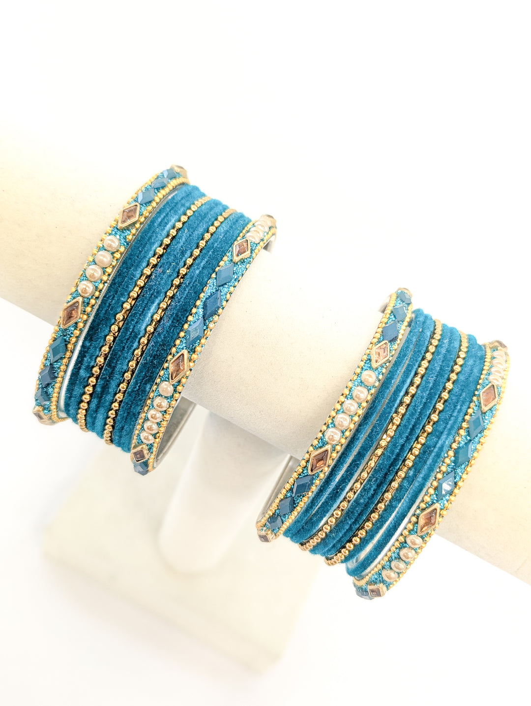 Janhvi Valvet Bangles  - 2 HAND SET