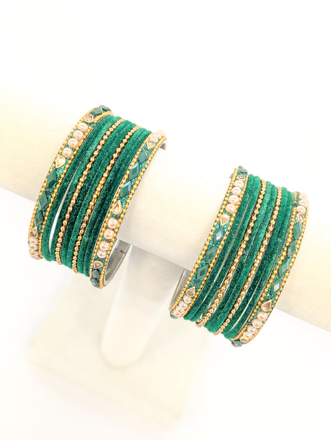 Janhvi Valvet Bangles  - 2 HAND SET