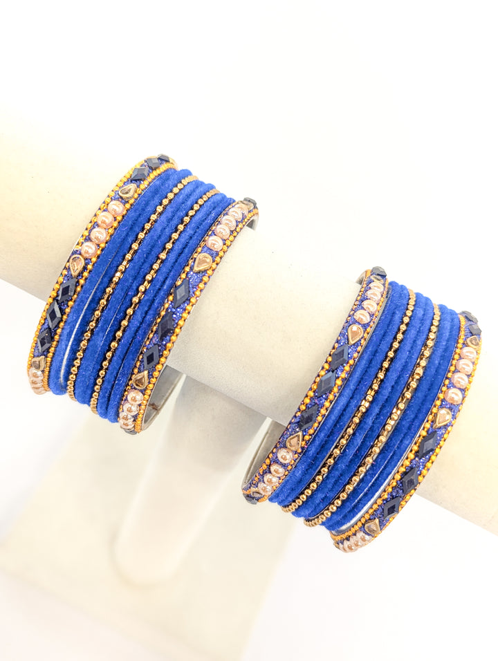 Janhvi Valvet Bangles  - 2 HAND SET