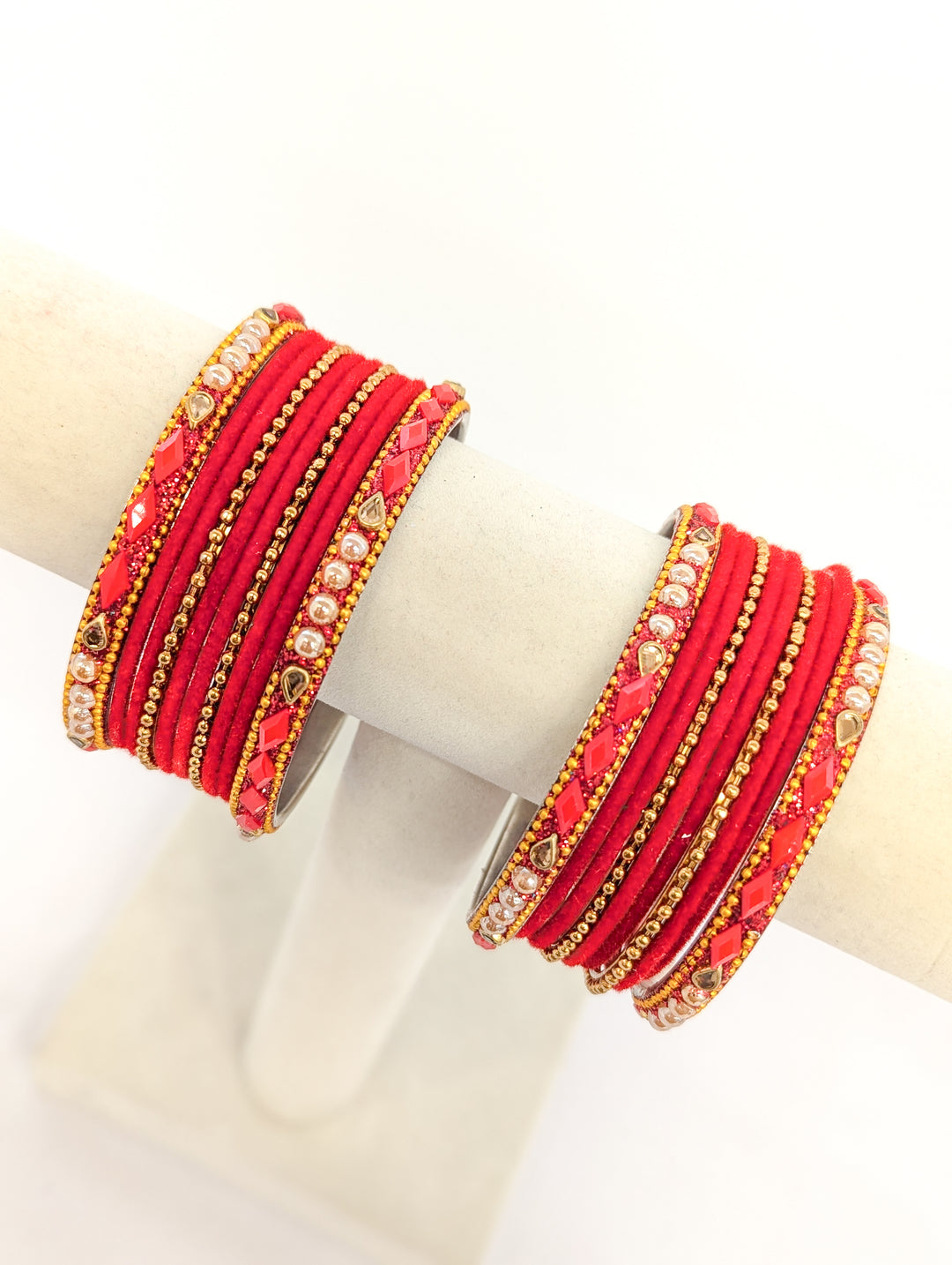 Janhvi Valvet Bangles  - 2 HAND SET