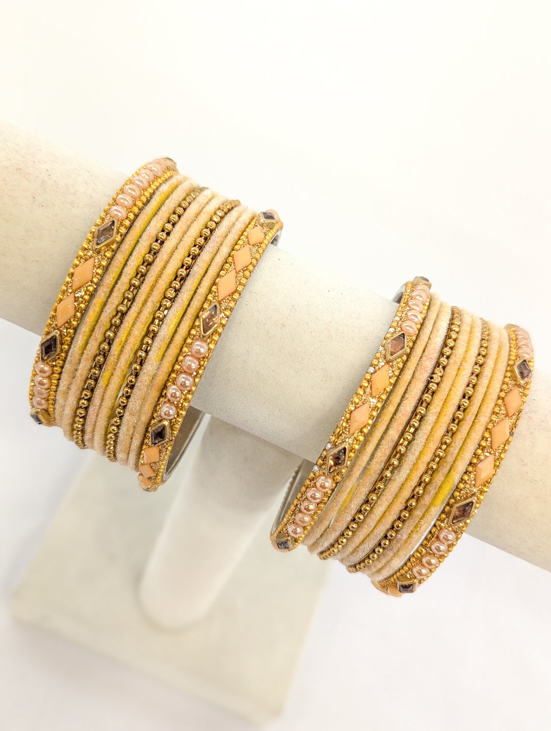 Janhvi Valvet Bangles  - 2 HAND SET