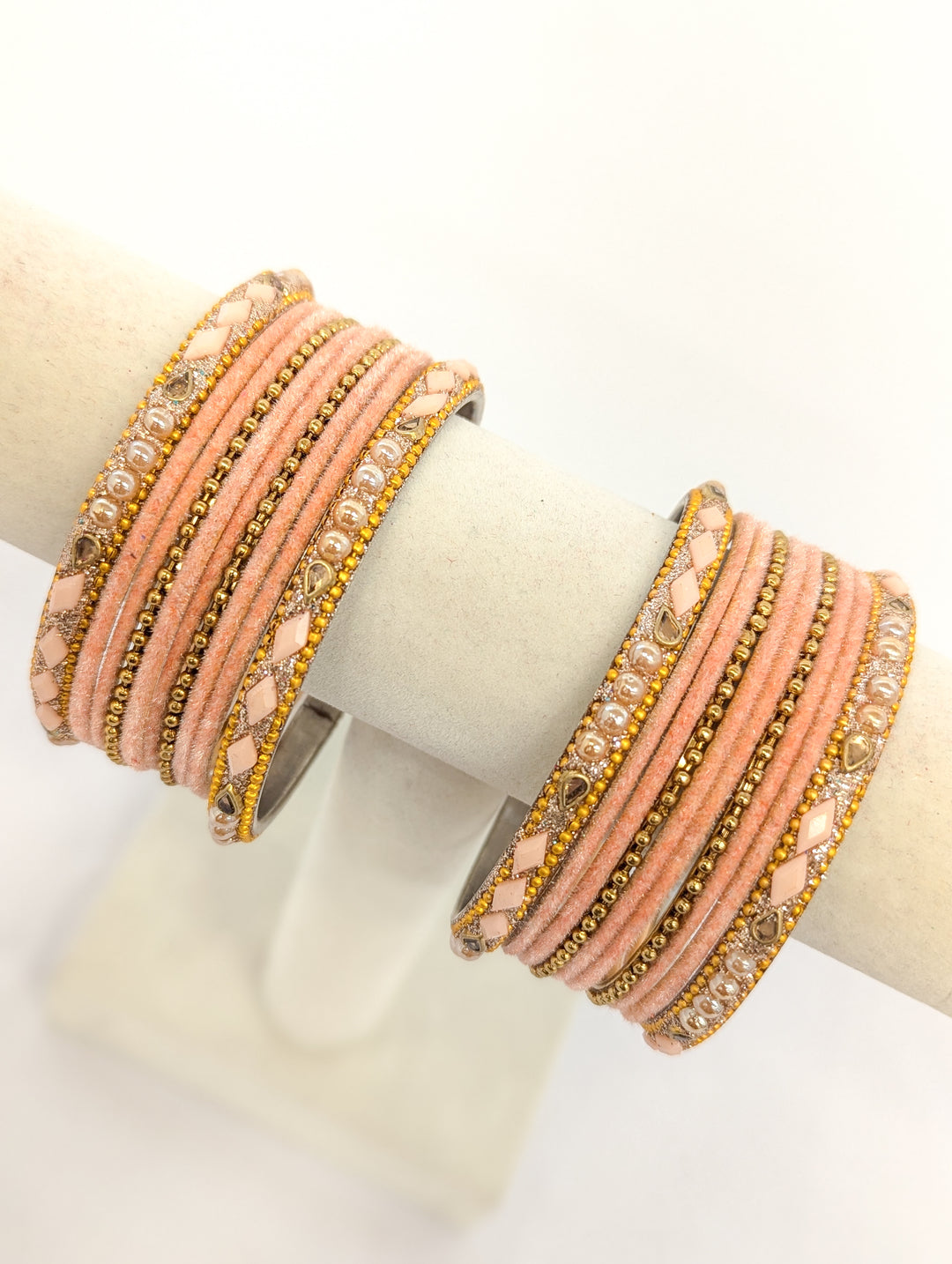 Janhvi Valvet Bangles  - 2 HAND SET