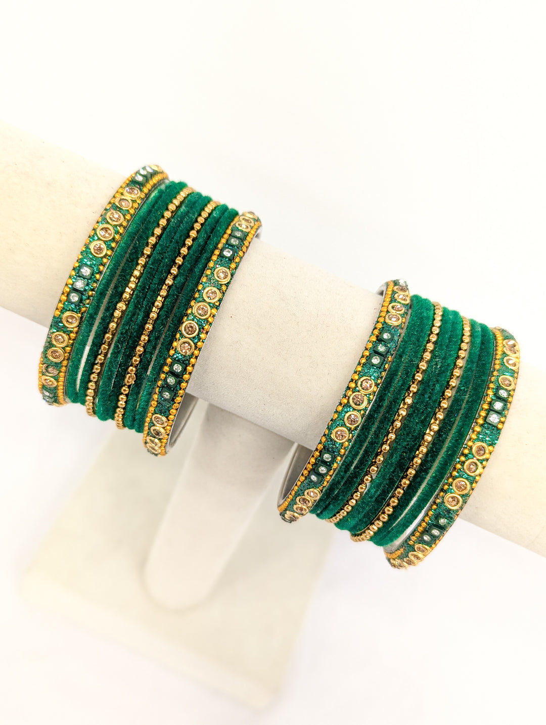 Kavya Valvet Bangles  - 2 HAND SET