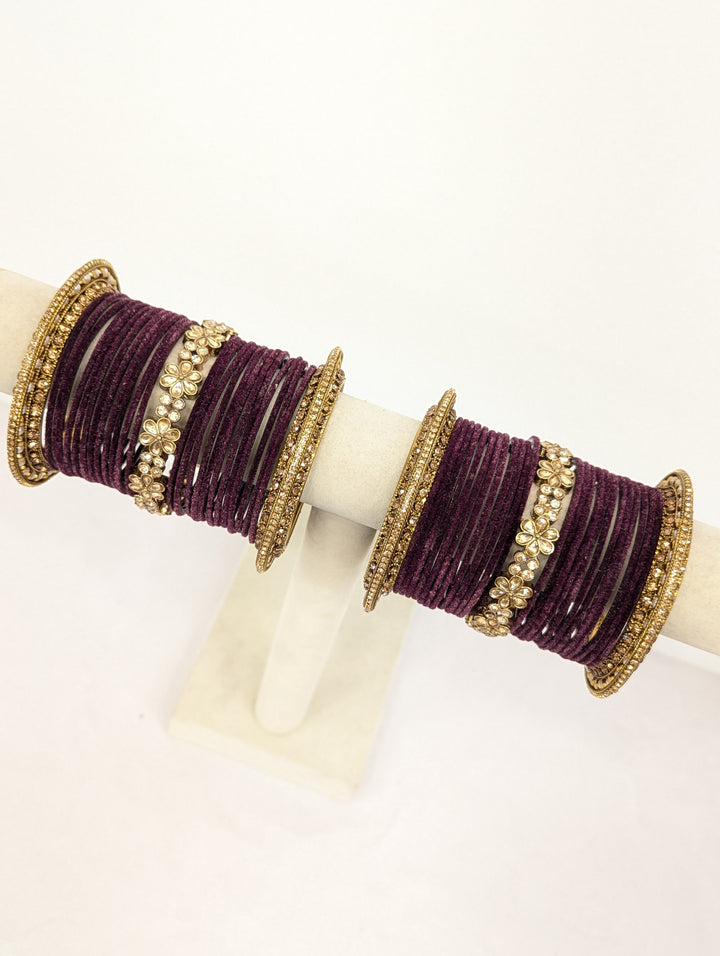 Samaira Stones Bangles  - 2 HAND SET