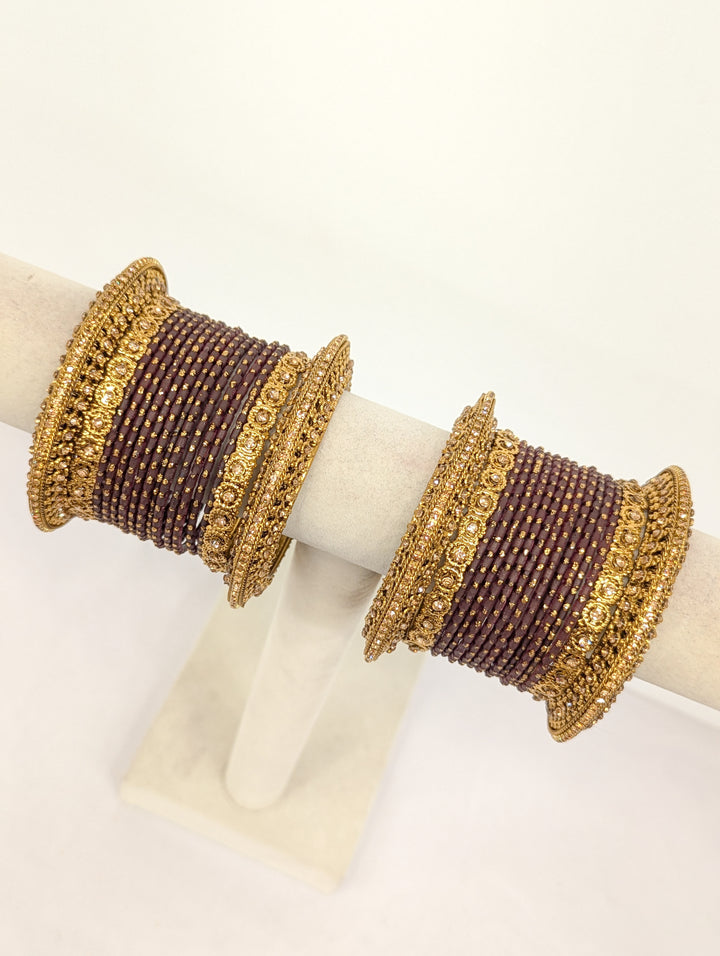 Ishani Stones Bangles  - 2 HAND SET