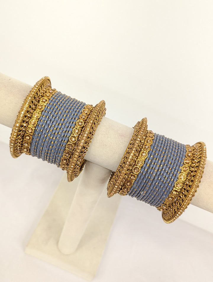 Vanya Stones Bangles  - 2 HAND SET