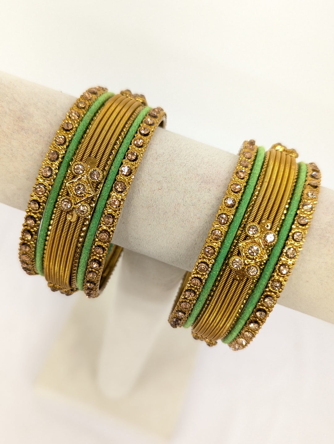 Zara Stones Bangles  - 2 HAND SET