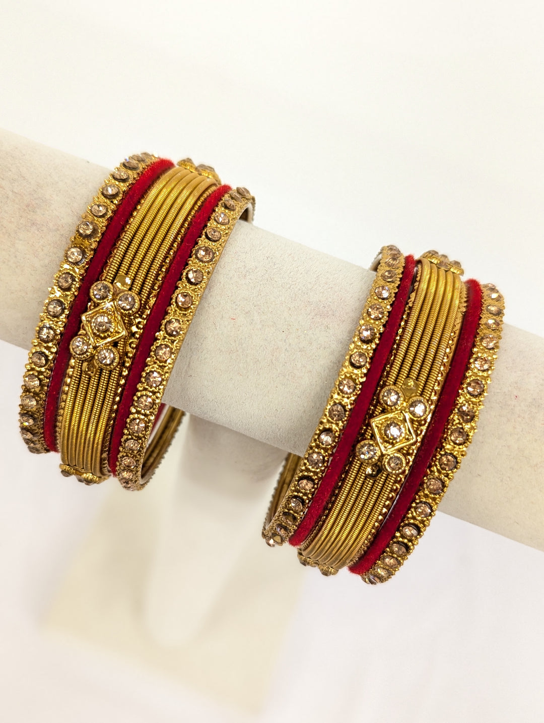 Zara Stones Bangles  - 2 HAND SET