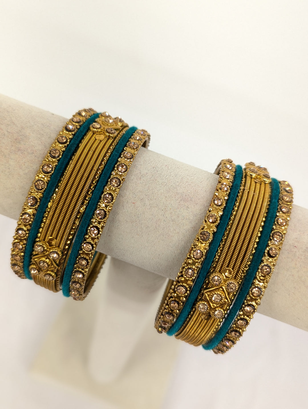 Zara Stones Bangles  - 2 HAND SET