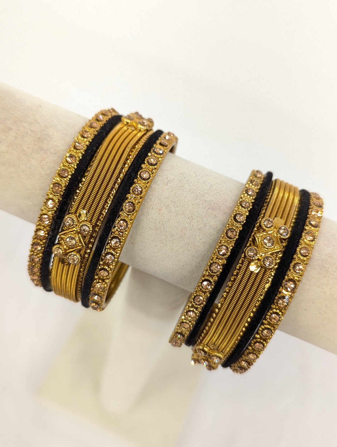 Zara Stones Bangles  - 2 HAND SET