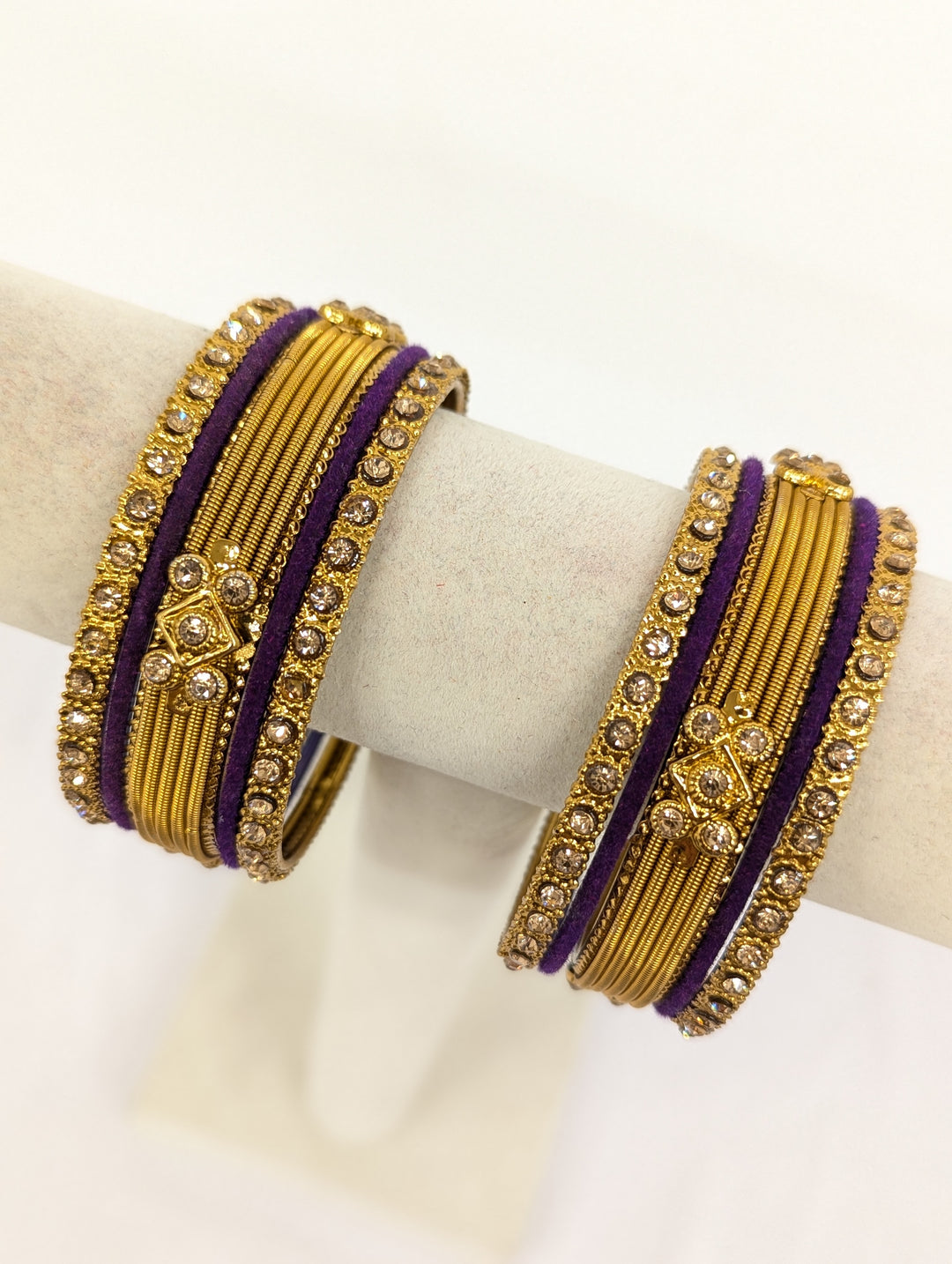 Zara Stones Bangles  - 2 HAND SET