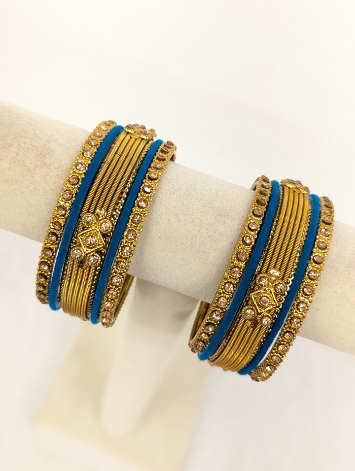 Zara Stones Bangles  - 2 HAND SET