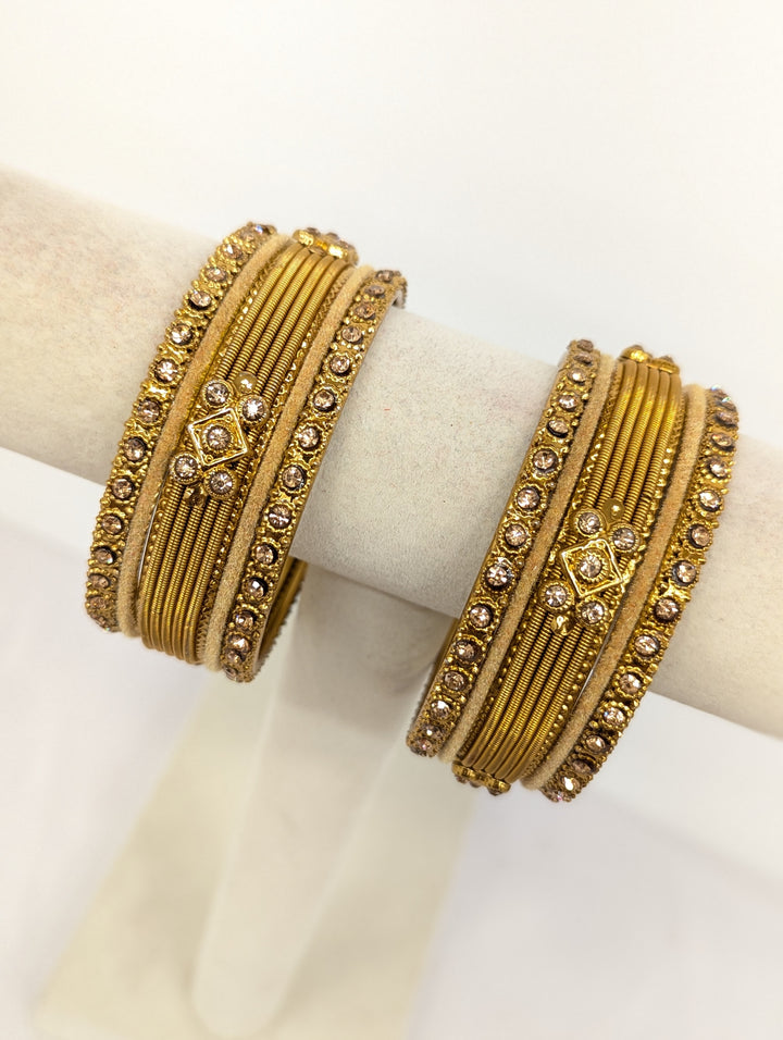 Zara Stones Bangles  - 2 HAND SET