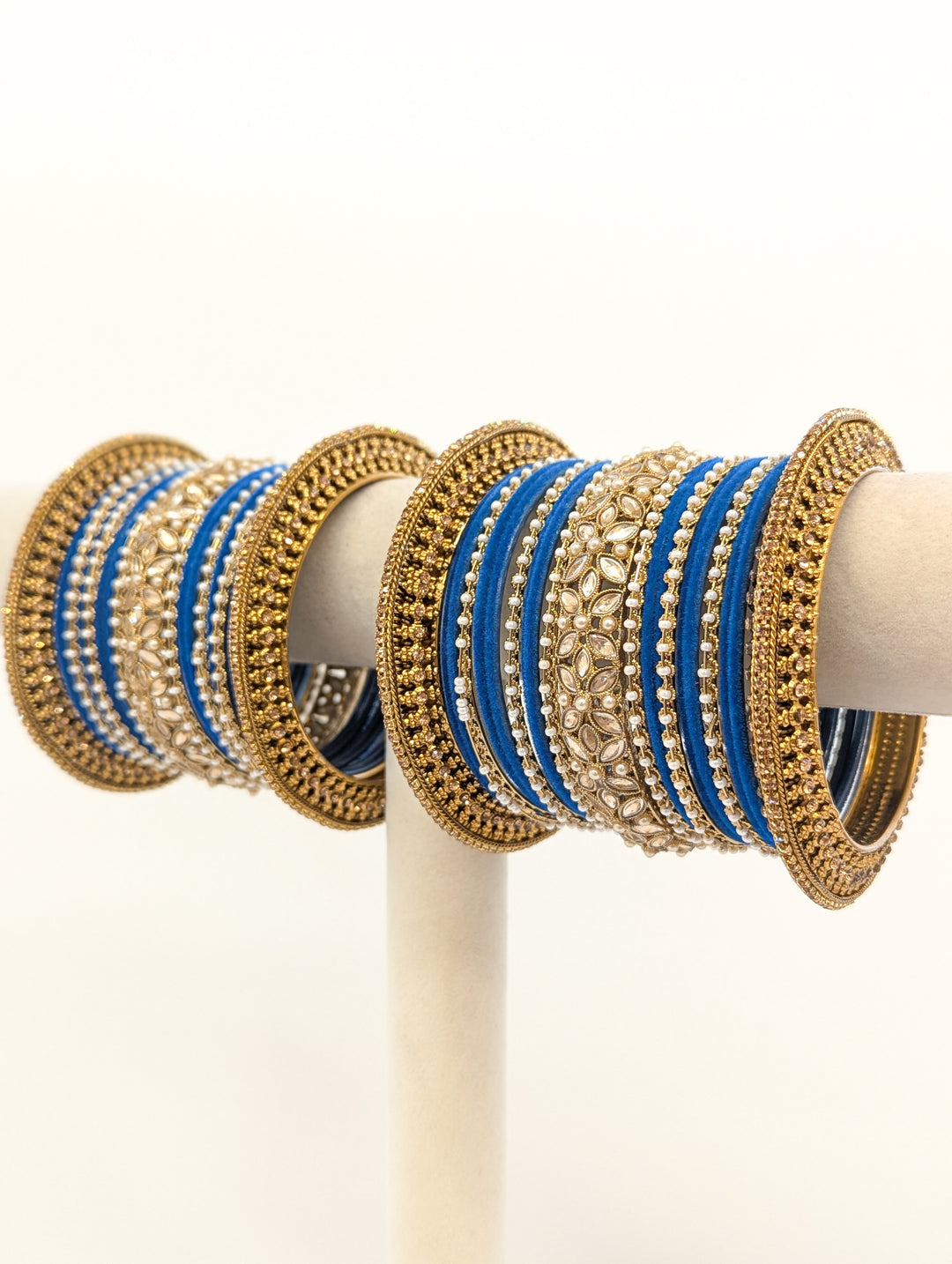 Meghna Stones Bangles  - 2 HAND SET