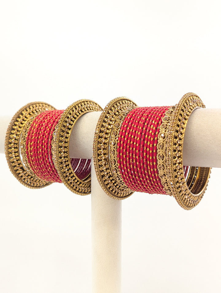 Kalyani Stones Bangles  - 2 HAND SET