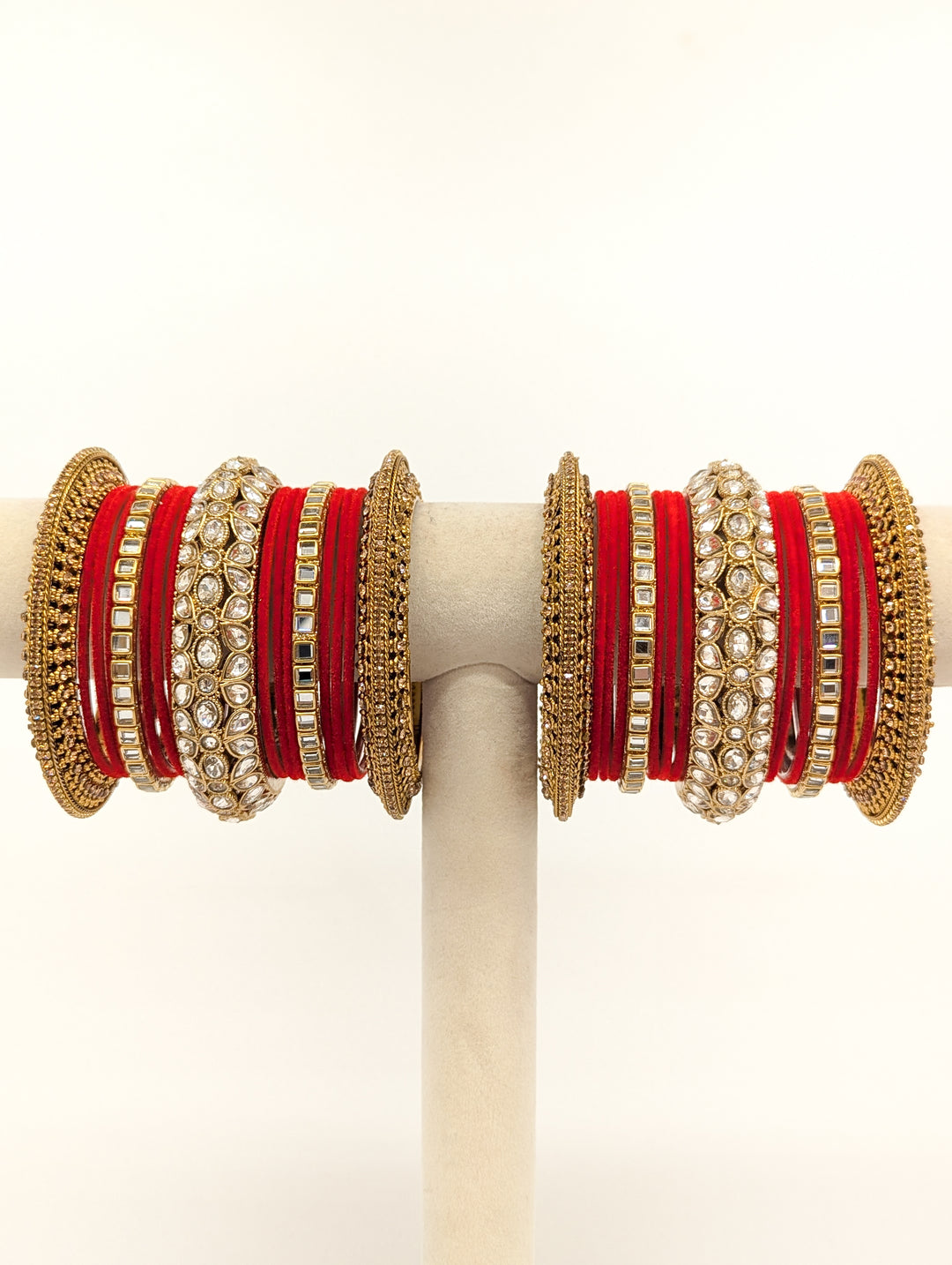 Amara Stones Bangles  - 2 HAND SET