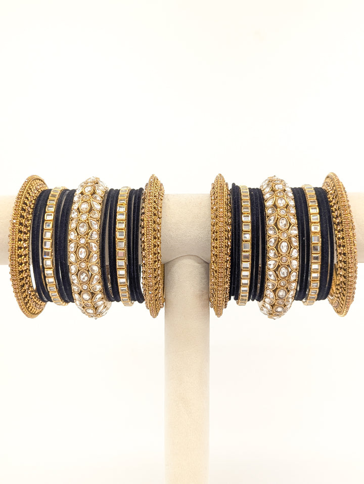 Tara Stones Bangles  - 2 HAND SET