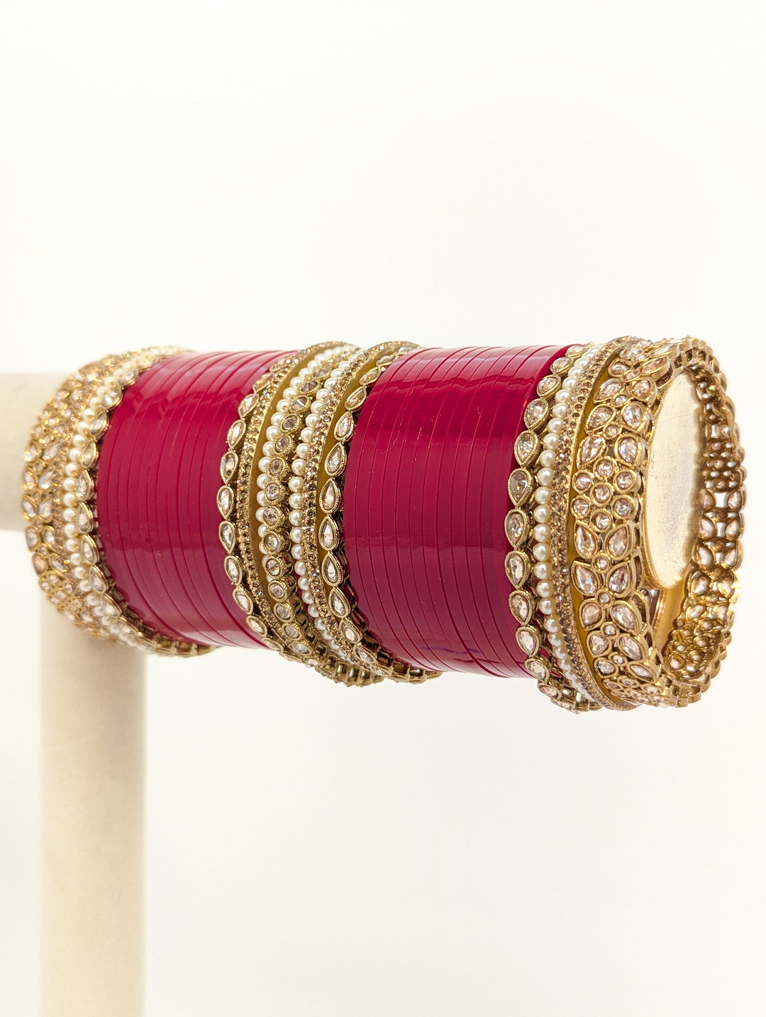 Jivika Stones Bangles  - 2 HAND SET