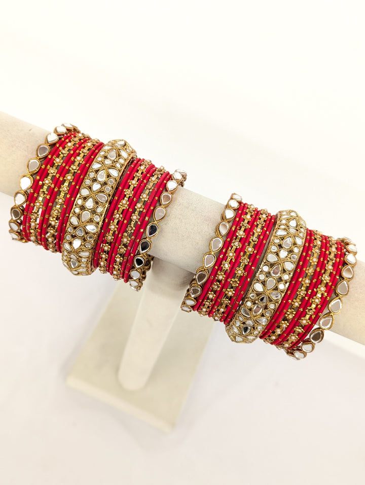 Yashika Mirror Bangles - 2 HAND SET