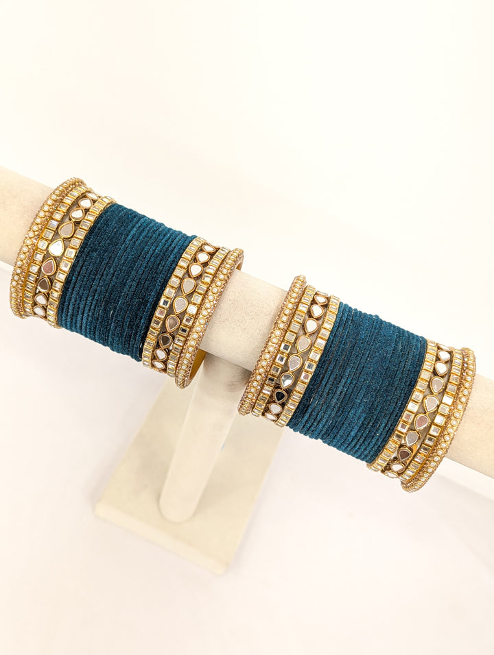 Aparna Mirror Bangles  - 2 HAND SET