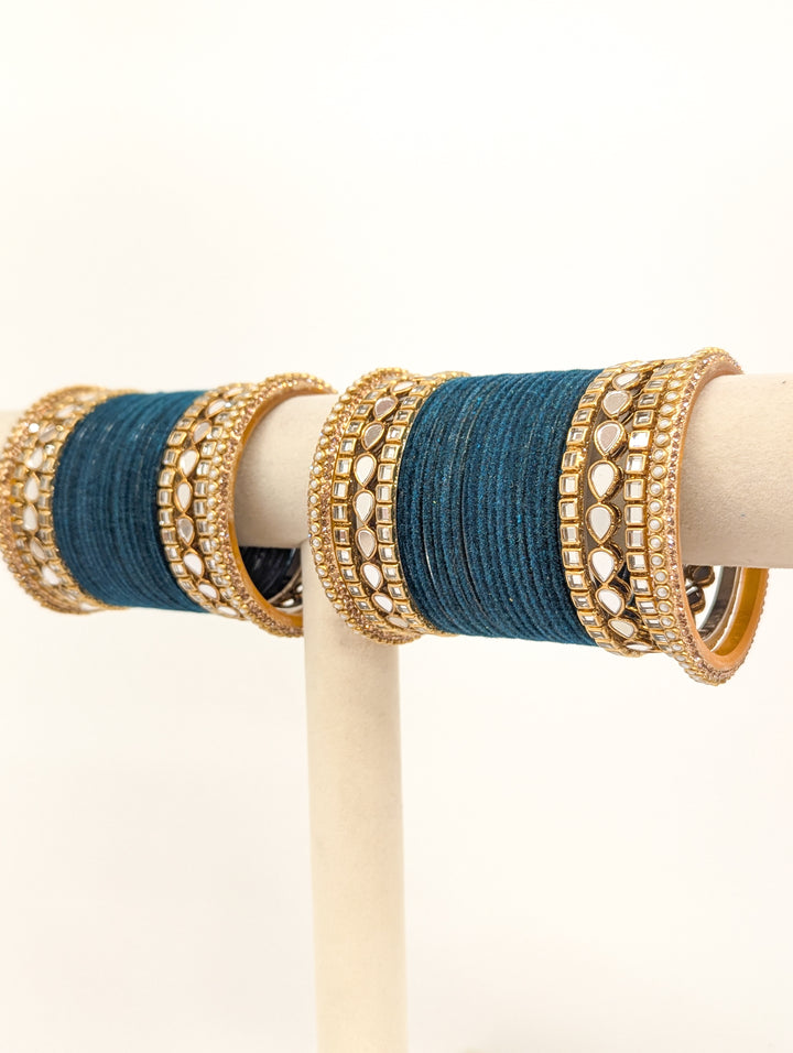 Aparna Mirror Bangles  - 2 HAND SET