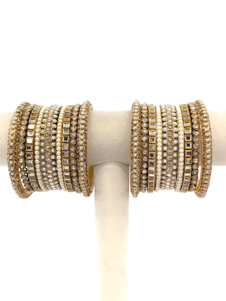 Rhea Polki Bangles - 2 Hand Set