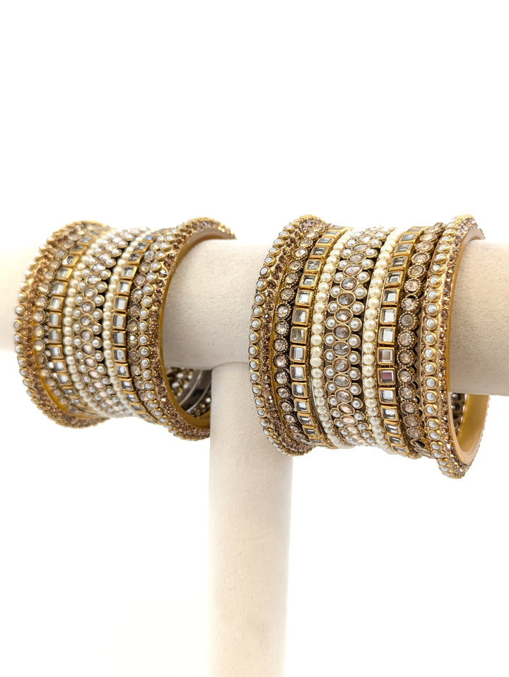 Rhea Polki Bangles - 2 Hand Set